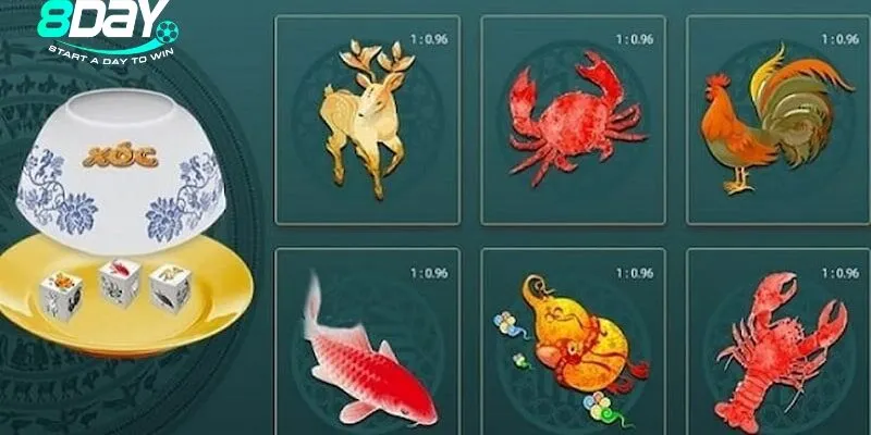 Tổng quan toàn bài về siêu phẩm Bầu Cua 8day